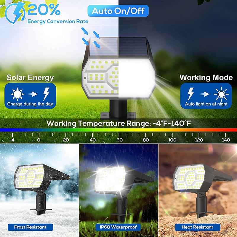 Solar Lawn Lights Courtyard Lights Outdoor Waterproof 4