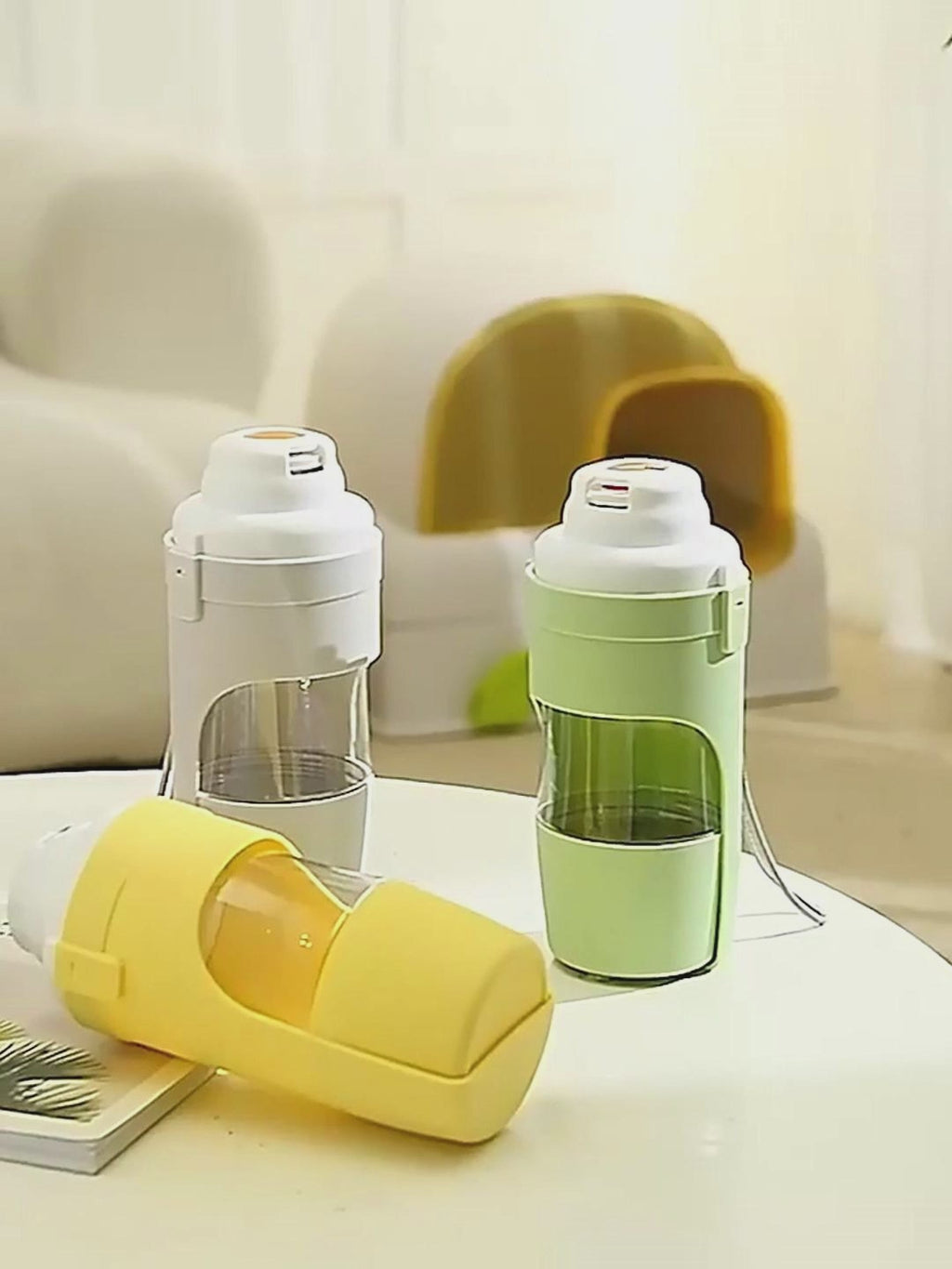 2 In 1 Travel Dog Water Bottle Pet Water Dispenser Feeder Drinking Feeder Dog Outing Water Feeder Pets Outdoor Portable Cup Pet Products
